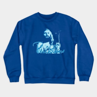 Phil Collins Singing Fan Art Blue Crewneck Sweatshirt